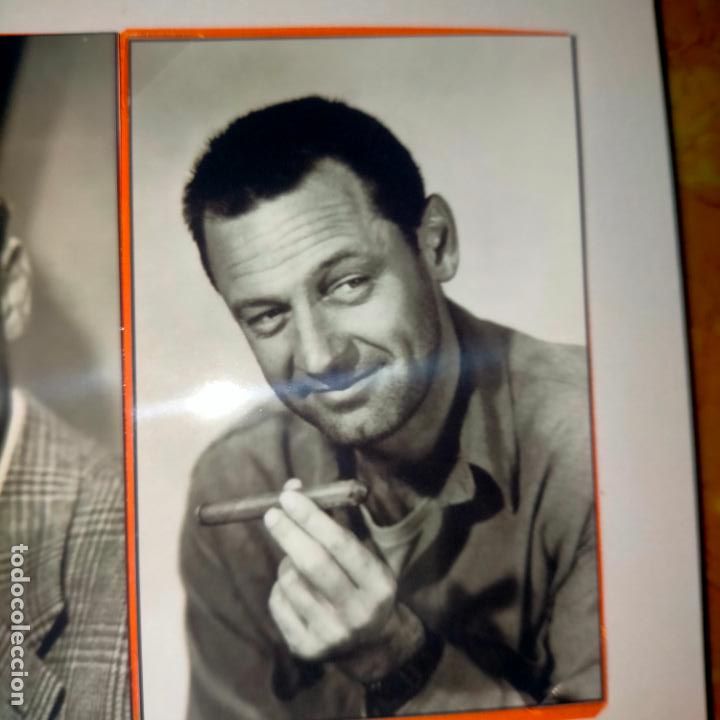 Kino: cine actores y actrices , fotografia 10 x 6,2 cm . personajes de peliculas blanco y negro LEER
