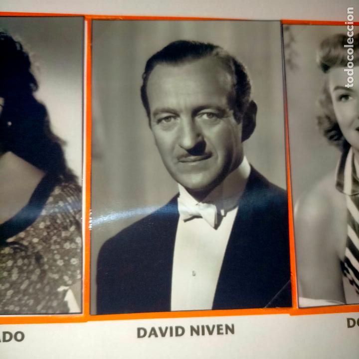 Kino: cine actores y actrices , fotografia 10 x 6,2 cm . personajes de peliculas blanco y negro LEER