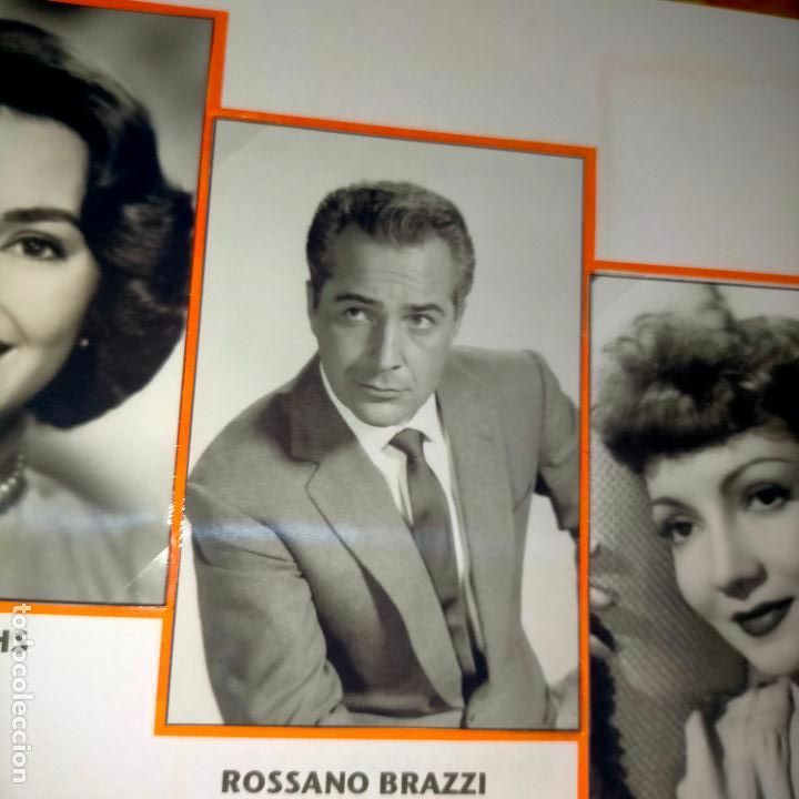 Cin&eacute;ma: cine actores y actrices , fotografia 10 x 6,2 cm . personajes de peliculas blanco y negro LEER
