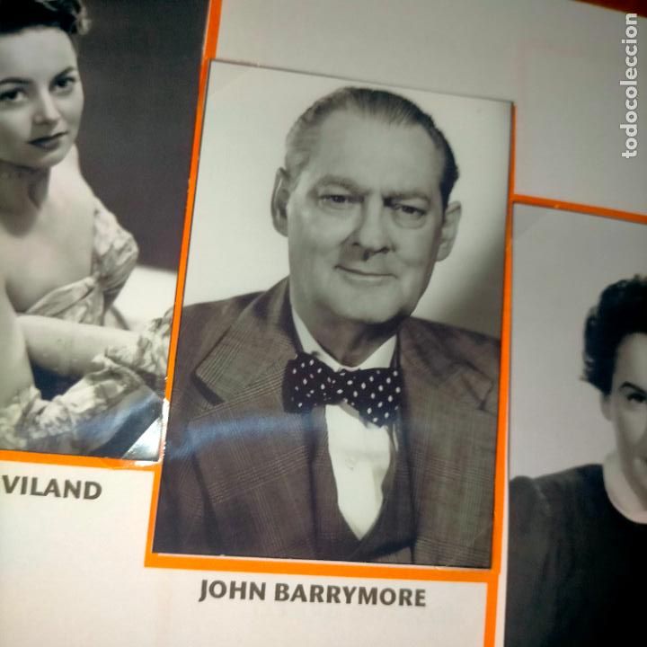 Kino: cine actores y actrices , fotografia 10 x 6,2 cm . personajes de peliculas blanco y negro LEER
