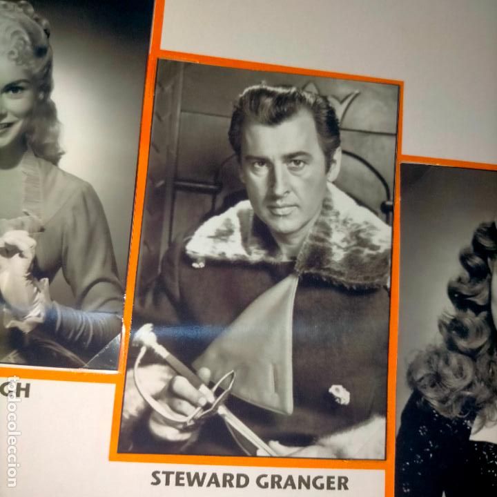 Kino: cine actores y actrices , fotografia 10 x 6,2 cm . personajes de peliculas blanco y negro LEER