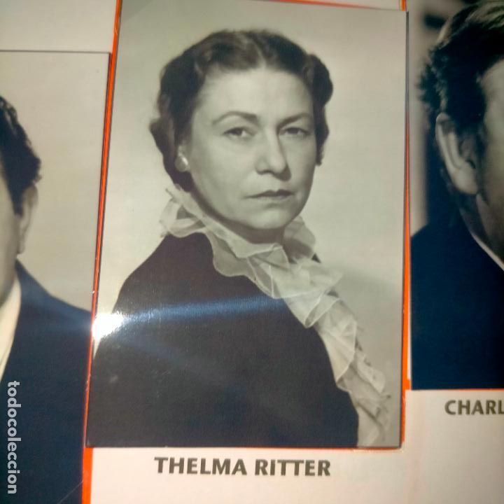Cin&eacute;ma: cine actores y actrices , fotografia 10 x 6,2 cm . personajes de peliculas blanco y negro LEER