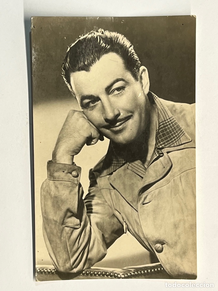 Cine: CINE ROBERT TAYLOR. Postal fotograf&iacute;ca No.1109, actor estadounidense (a.1952) dedicada..