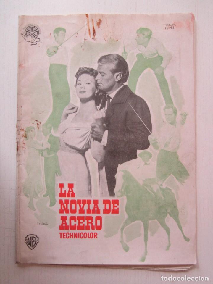 Cinema: CARTEL GUIA DE 17X23 LA NOVIA DE ACERO USA 1952 DE GORDON DOUGLAS CON ALAN LADD Y VIRGINIA MAYO
