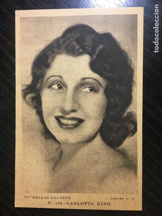 Cine: Carlotta King - Postal Estrellas del cine