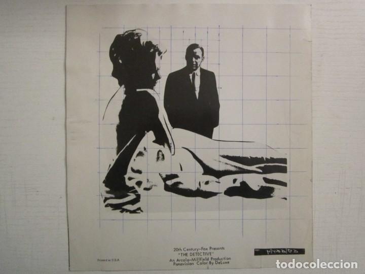Cine: ESPECTACULAR FOTO ICARTEL DE 20X22 DE FRANK SINATRA Y LEE REMICK EN EL DETECTIVE DE GORDON DOUGLAS