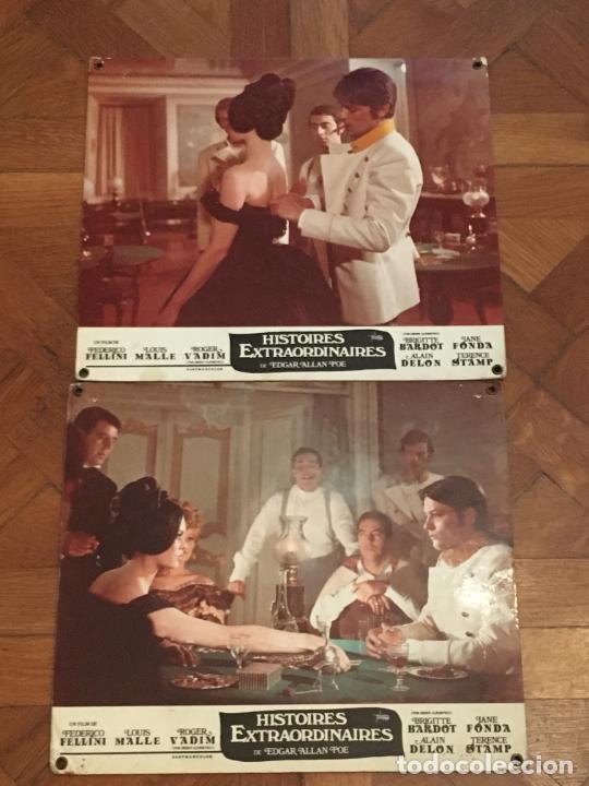 Cine: historias extraordinarias edgar allan poe coleccion 2 fotocromos de carton originales estreno