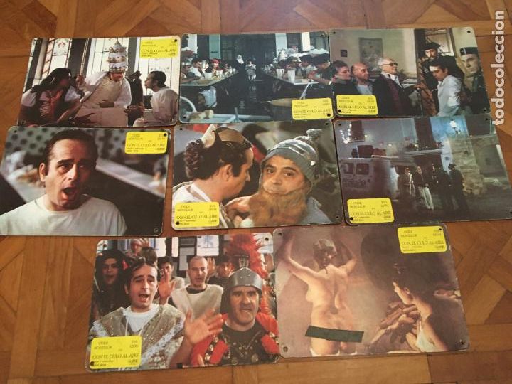 Cine: con el culo al aire ovidi montllor carles mira coleccion 8 fotocromos de carton originales estreno