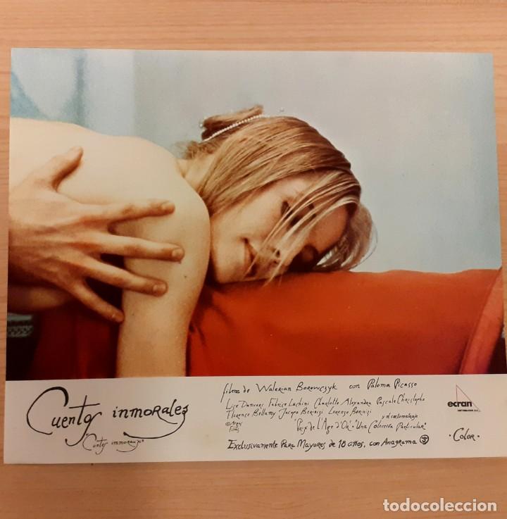 Cinema: CUENTOS INMORALES 12 FOTOCROMOS ORIGINALES ESTRENO EN PERFECTO ESTADO Y MUY RAROS!!