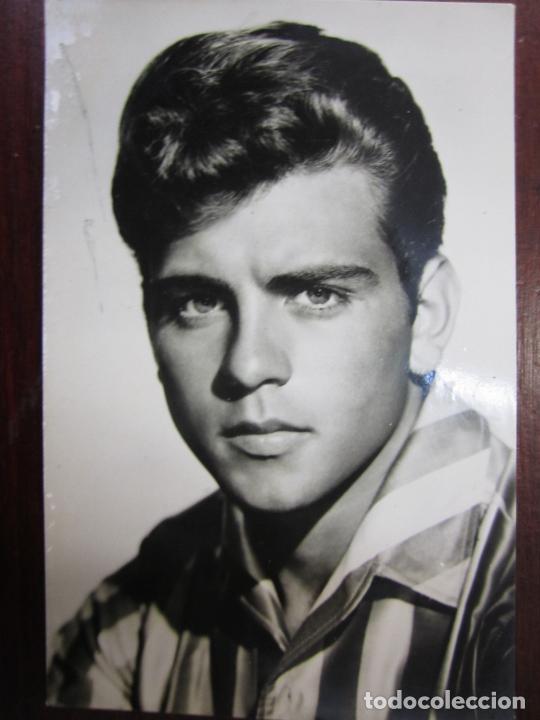 Cine: FABIAN - POSTAL ORIGINAL B/N - Hollywood actor - Alaska tierra de oro