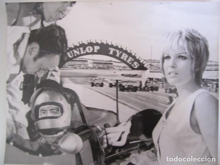 Cine: FOTO INEDITA DE 18X24 DE FORMULA 1 1976 DE RON HOWARD CO OLIVIA WILDE Y DANIEL BRUHL