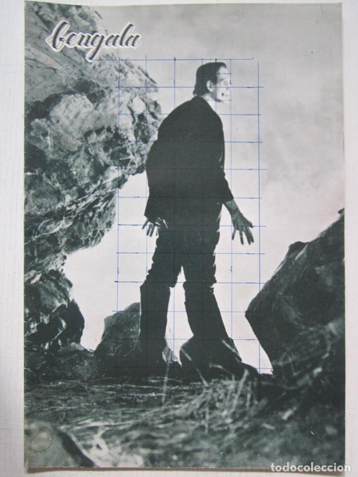 Cine: GUIA CARTEL DE 17X25 EL DR.FRANKENSTEIN DE JAMES WHALE CON BORIS KARLOFF