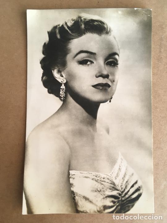 Cine: marilyn monroe postal original antigua b/n