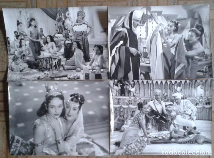 Cine: MUCHACHAS EN BAGDAD. 4 FOTOS 18X24. PAULETTE GODARD, CARMEN SEVILLA, GYPSY ROSE LEE