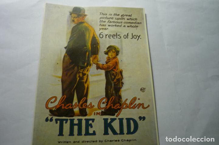 Cine: POSTAL EL CHICO CHARLES CHAPLIN EXTRANJERA