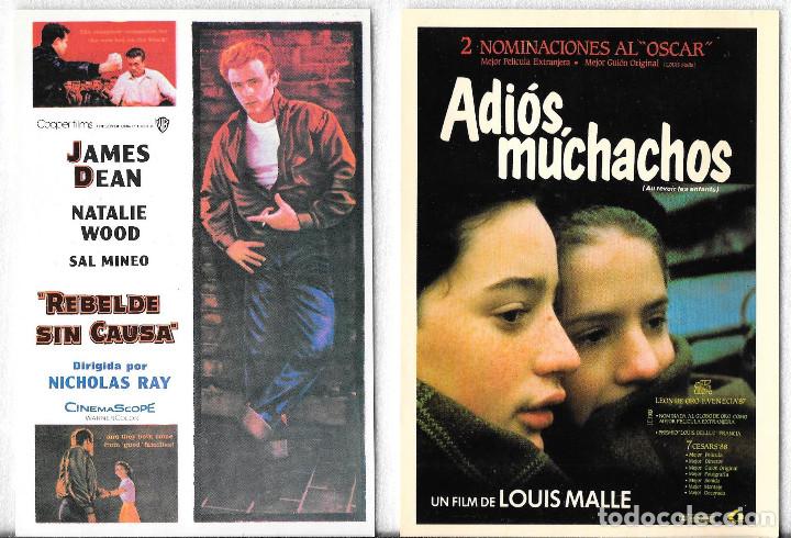 Cine: Rebelde sin causa-James Dean. Adios muchachos-Luois Malle