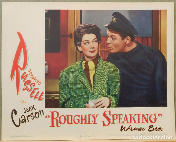 Cinema: LCJ 092D ROUGHLY SPEAKING ROSALIND RUSSELL JACK CARSON FOTOCROMO LOBBY CARD ORIG AMERICANO