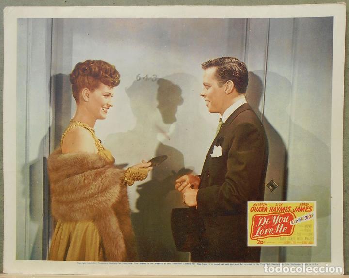 Cinema: LCJ 106D DO YOU LOVE ME MAUREEN O'HARA DICK HAYMES FOTOCROMO LOBBY CARD ORIGINAL AMERICANO