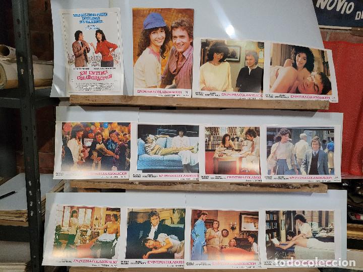 Cinema: En &iacute;ntima colaboraci&oacute;n. 1Dudley Moore, Mary Steenburgen, 12 FOTOCROMOS ORIGINALES