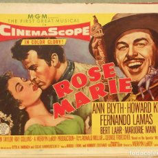 Cine: LCJ 403D ROSE MARIE ANN BLYTH HOWARD KEEL FERNANDO LAMAS FOTOCROMO LOBBY CARD ORIG AMERICANO