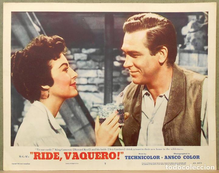 Cine: LCJ 620D UNA VIDA POR OTRA AVA GARDNER HOWARD KEEL FOTOCROMO LOBBY CARD ORIGINAL AMERICANO