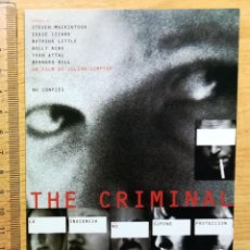 Cine: POSTAL CINE THE CRIMINAL JULIAN SIMPSON STEVEN MACKINTOSH HOLLY AIRD, YVAN ATTAL, DANIEL BROCKLEBANK