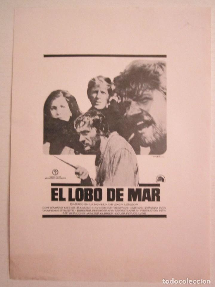 CARTEL DE CINE DE 10X21 CM EL LOBO SOLITARIO YUGOSLAVIA 1972 (Cine - Fotos, Fotocromos y Postales de Películas)
