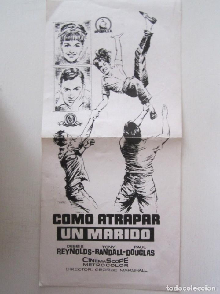 Cinema: CARTEL DE CINE 16X34 CM. COMO ATRAPAR UN MARIDO DE G. MARSHALL CON D.REINOLS Y TONY RANDALL