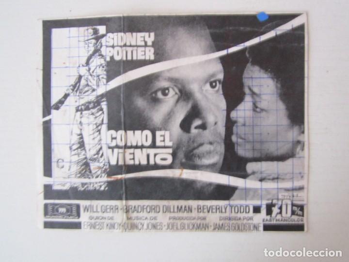 Cinema: CARTEL DE CINE 11X14 CM. COMO EL VIENTO CON SIDNEY POITIER