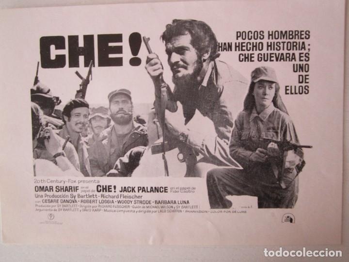 Cinema: CARTEL DE CINE DE 12X17 CHE DE RICHARD FLEISCHER CON OMAR SHARIF Y JACK PALANCE