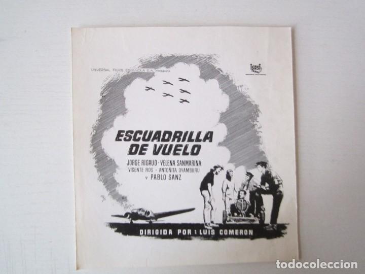 Cinema: CARTEL DE CINE DE 15X14 ESCUADRILLA DE VUELO CON JORGE RIGAUD Y YELENA SANMARINA