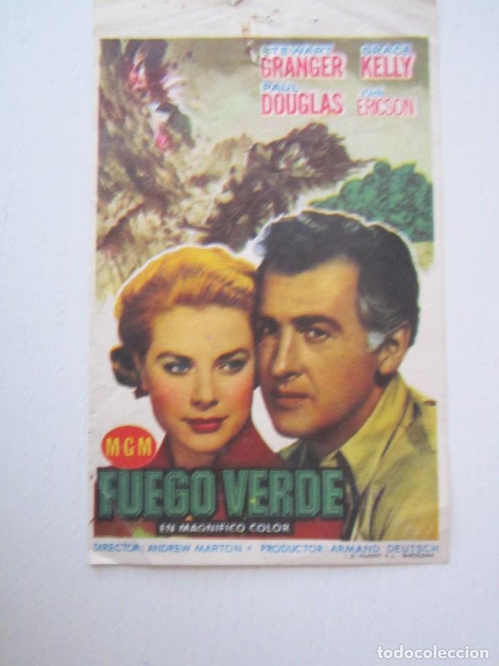 Cinema: CARTEL DE CINE DE 9X13 FUEGO VERDE CON STEWART GRANGE Y GRACE KILLY