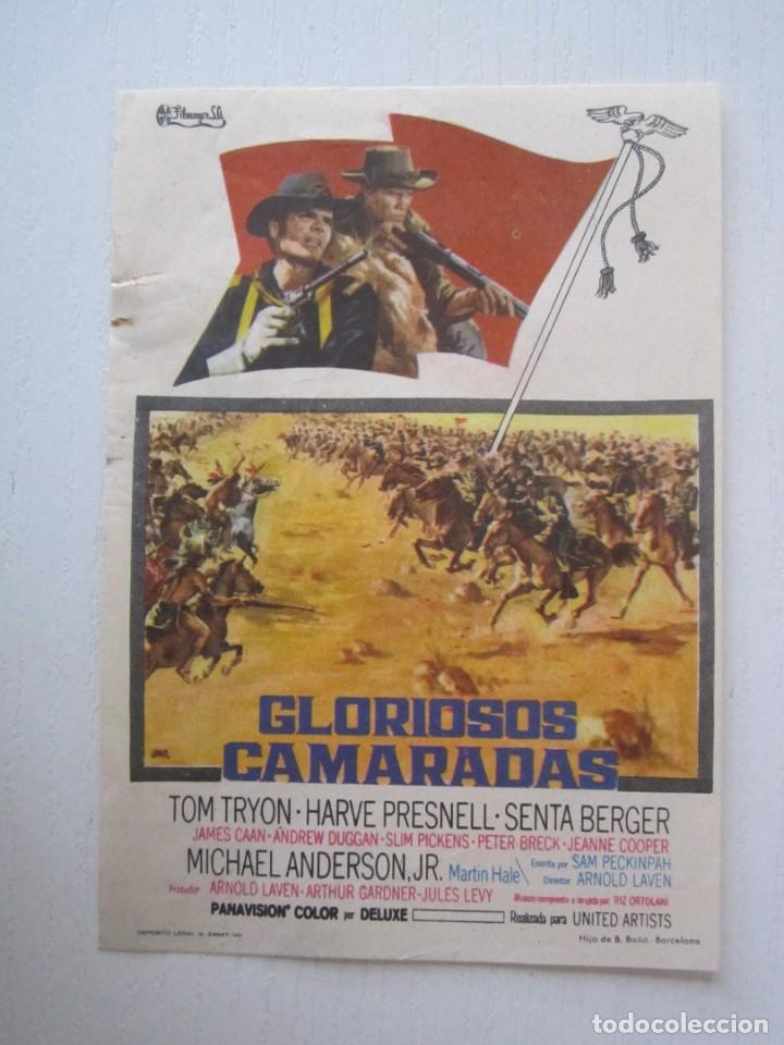 Cinema: CARTEL DE CINE DE 9X13 CM. GLORIOSOS CAMARADAS CON TM TRYON Y SETA BERGER