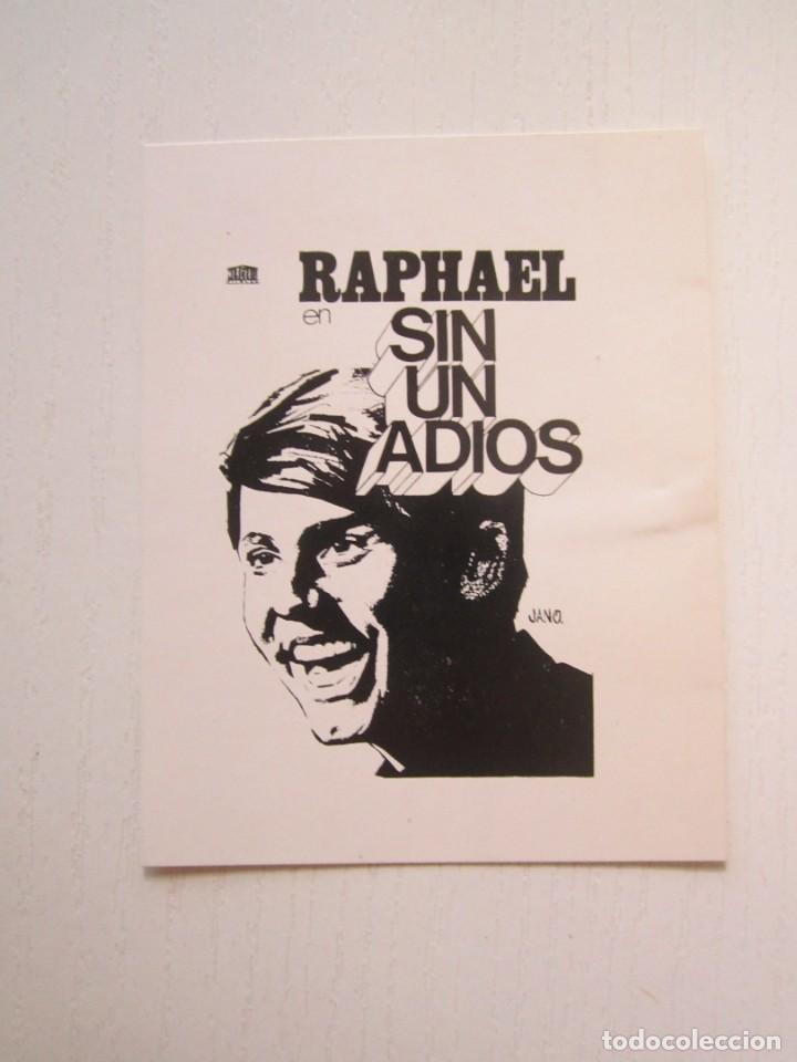 Cinema: CARTEL DE CINE DE 7X10 SIN UN ADIOS DE VINCENTE ESCRVA CON RAFAEL Y LESLEY ANNE DOWN