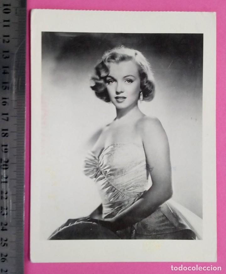 Cine: TARJETA POSTAL DE MARILYN MONROE 1989, CIRCULADA EN 1995 MATASELLOS DE SAN FRANCISCO