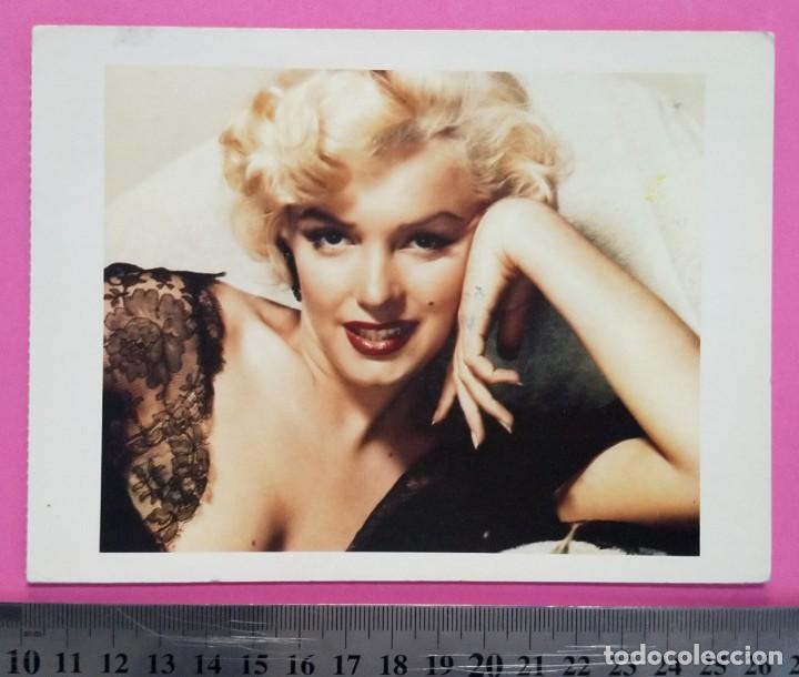 Cine: TARJETA POSTAL DE MARILYN MONROE 1989, CIRCULADA EN 1995 MATASELLOS DE SAN FRANCISCO