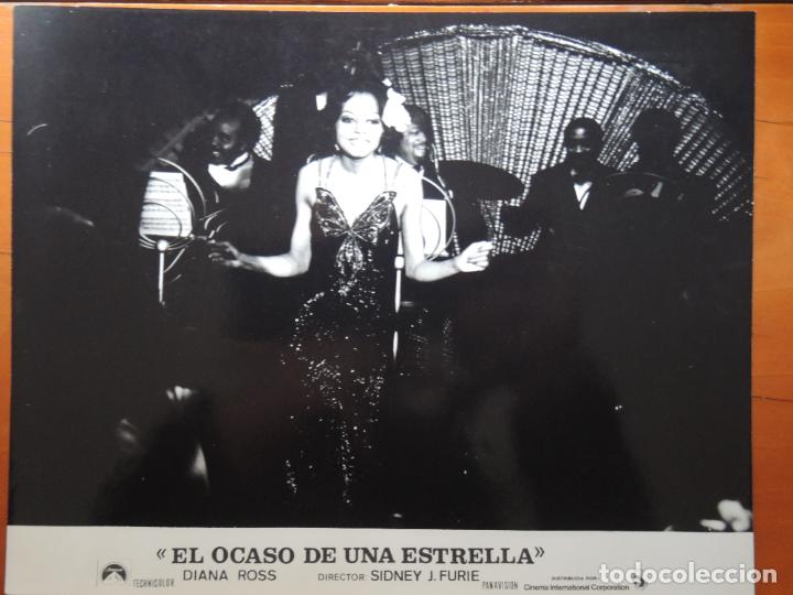 Cine: el ocaso de una estrella - foto original b/n - diana ross - Billie Holiday jazz