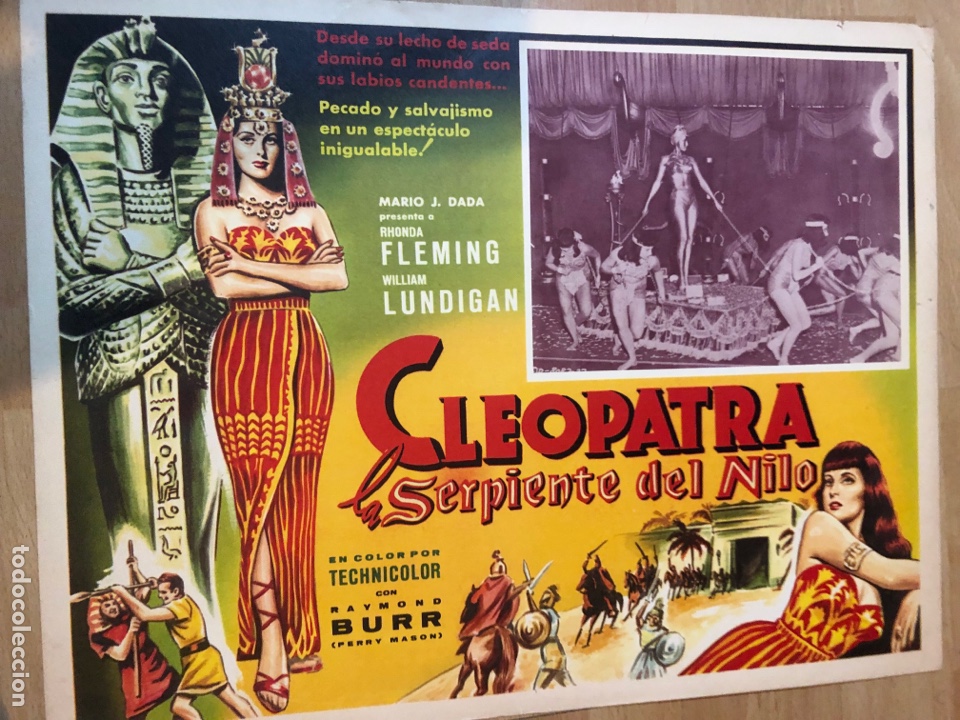 Cine: Fotocromo mexicano cleopatra rhonda fleming