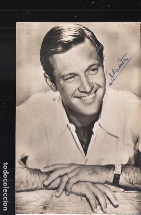 Cinema: William Holden N&ordm; 2416. Postal fotograf&iacute;a. Actores de cine. Datada en 1959