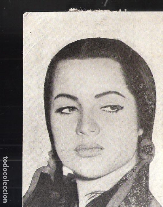 Cinema: TARJETAS FLORITA N&ordm; 116. SARITA MONTIEL, OBSEQUIO DE LA REVISTA FLORITA