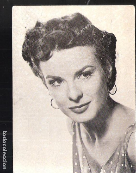 Cine: TARJETAS FLORITA N&ordm; 8. JEAN PETERS. OBSEQUIO DE LA REVISTA FLORITA