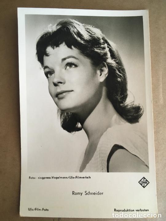 Cine: romy schneider ufa postal original antigua perfecto estado