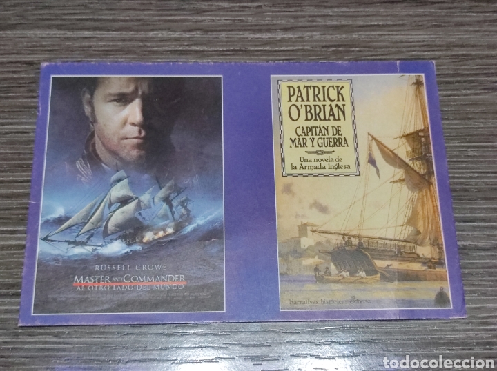 Cine: Postal M&aacute;ster Commander al otro lado del mundo capit&aacute;n de mar y guerra Edhasa