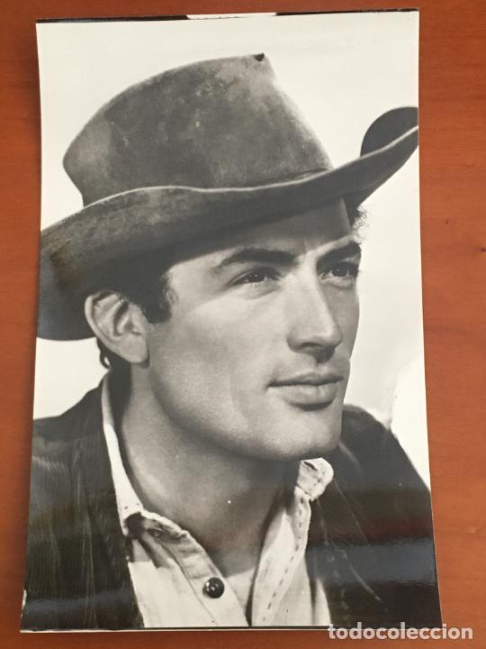 Cine: gregory peck archivo bermejo postal original antigua perfecto estado
