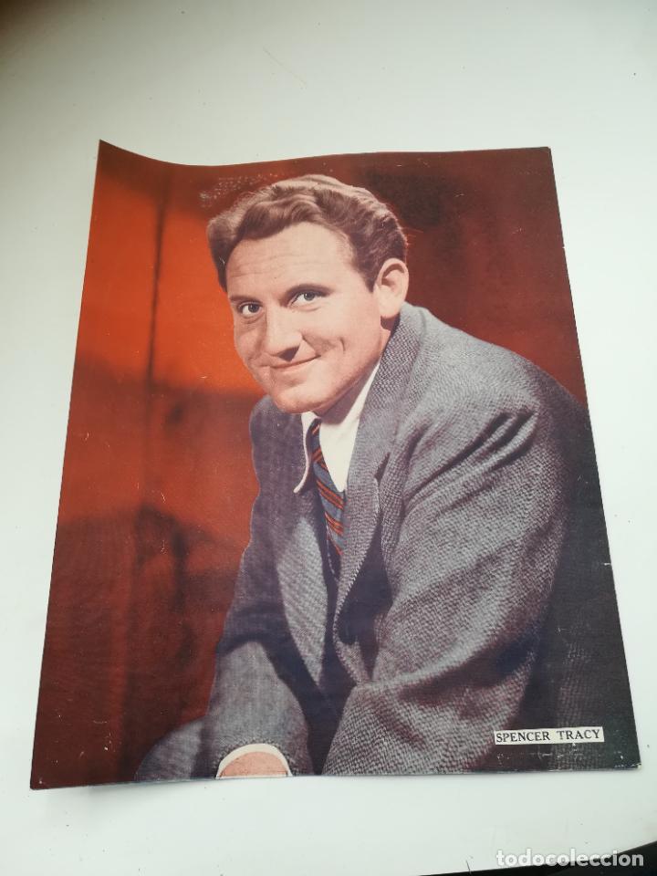 Cin&eacute;ma: LAMINA. IMAGEN DE ARTISTA DE CINE. 19 X 24 CM. SPENCER TRACY