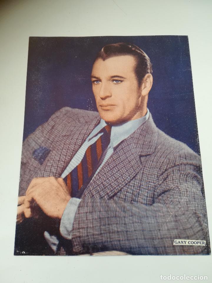 Cin&eacute;ma: LAMINA. IMAGEN DE ARTISTA DE CINE. 19 X 24 CM. GARY COOPER