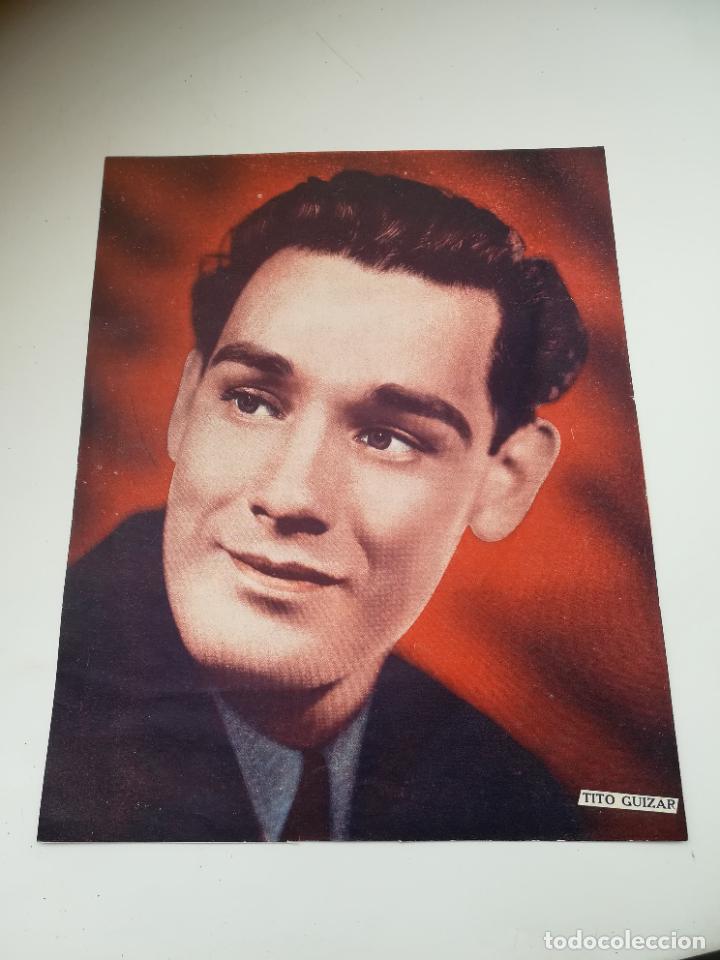 Cin&eacute;ma: LAMINA. IMAGEN DE ARTISTA DE CINE. 19 X 24 CM. TITO GUIZAR