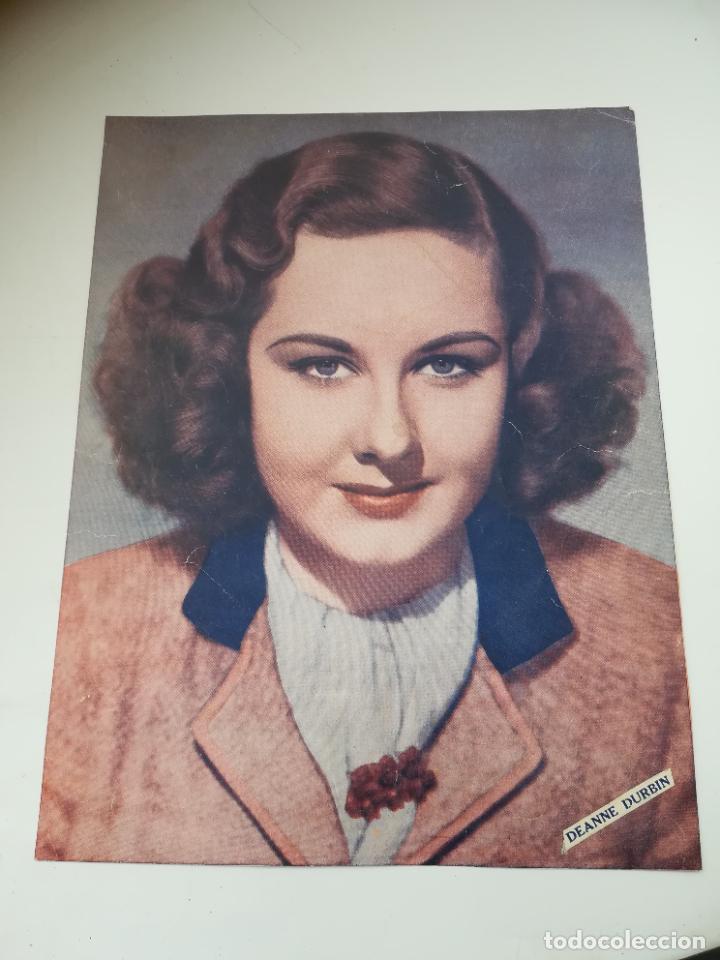 Cin&eacute;ma: LAMINA. IMAGEN DE ARTISTA DE CINE. 19 X 24 CM. DEANNE DURBIN