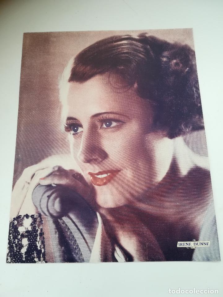 Cin&eacute;ma: LAMINA. IMAGEN DE ARTISTA DE CINE. 19 X 24 CM. IRENE DUNNE