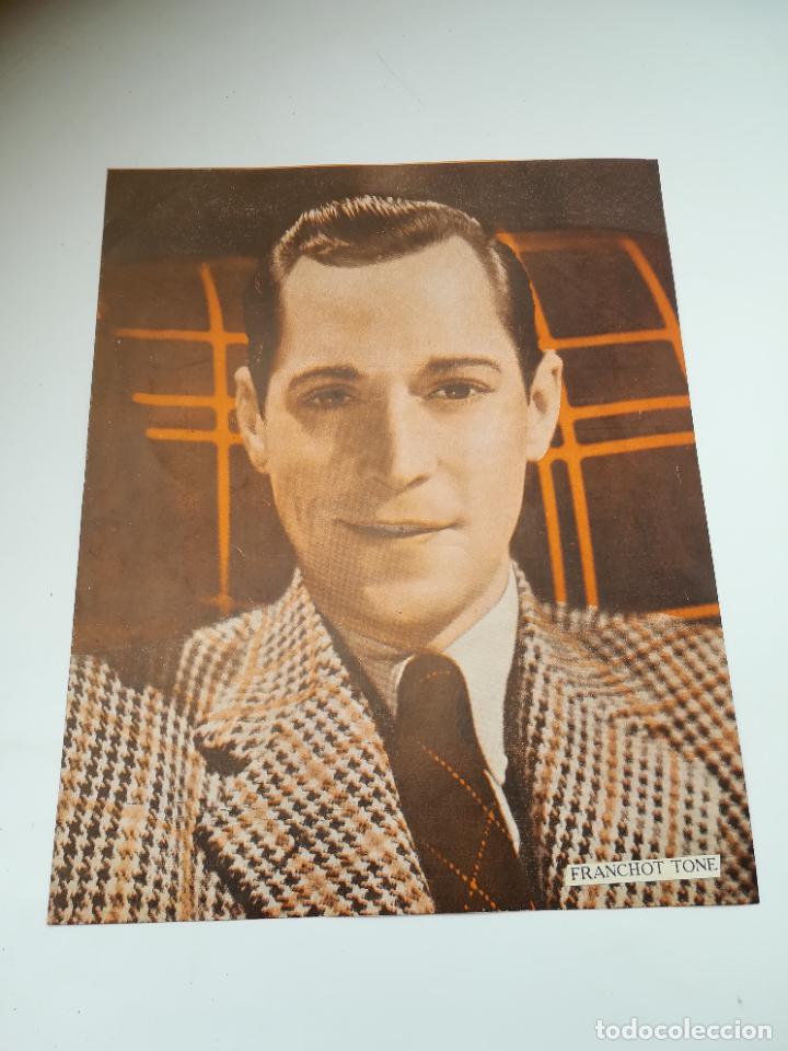 Cin&eacute;ma: LAMINA. IMAGEN DE ARTISTA DE CINE. 19 X 24 CM. FRANCHOT TONE